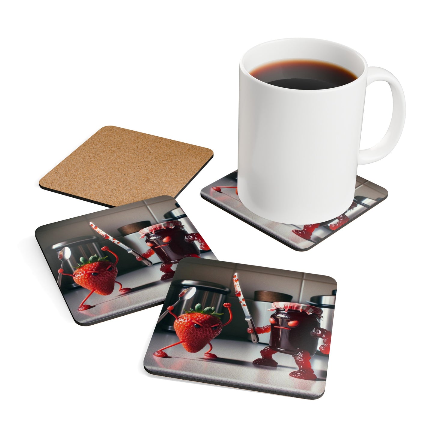 Preserve Rebellion - Corkwood Coaster Set