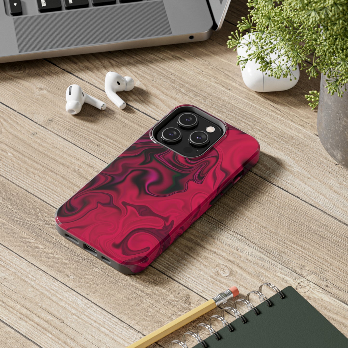 Vivid Whirls - iPhone Case