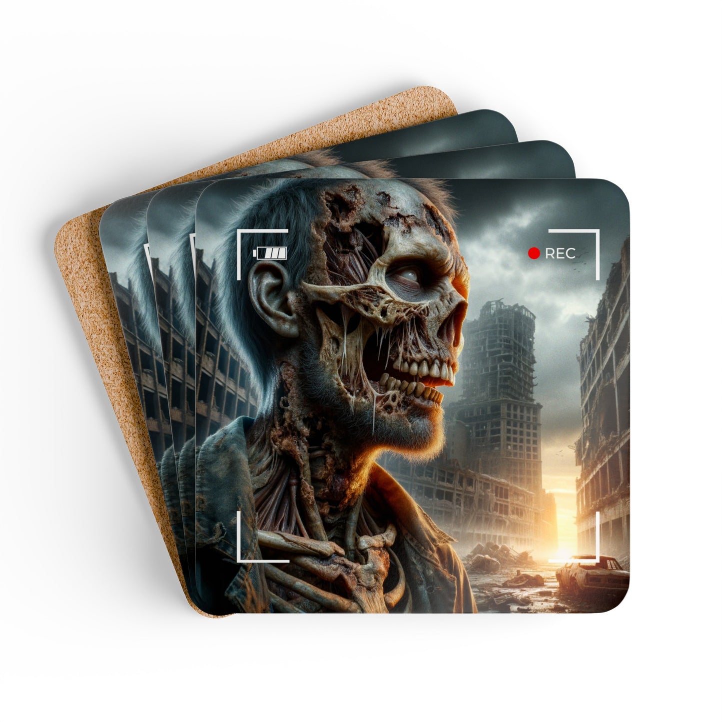 Chronicles of the Undead - Corkwood Coaster Set