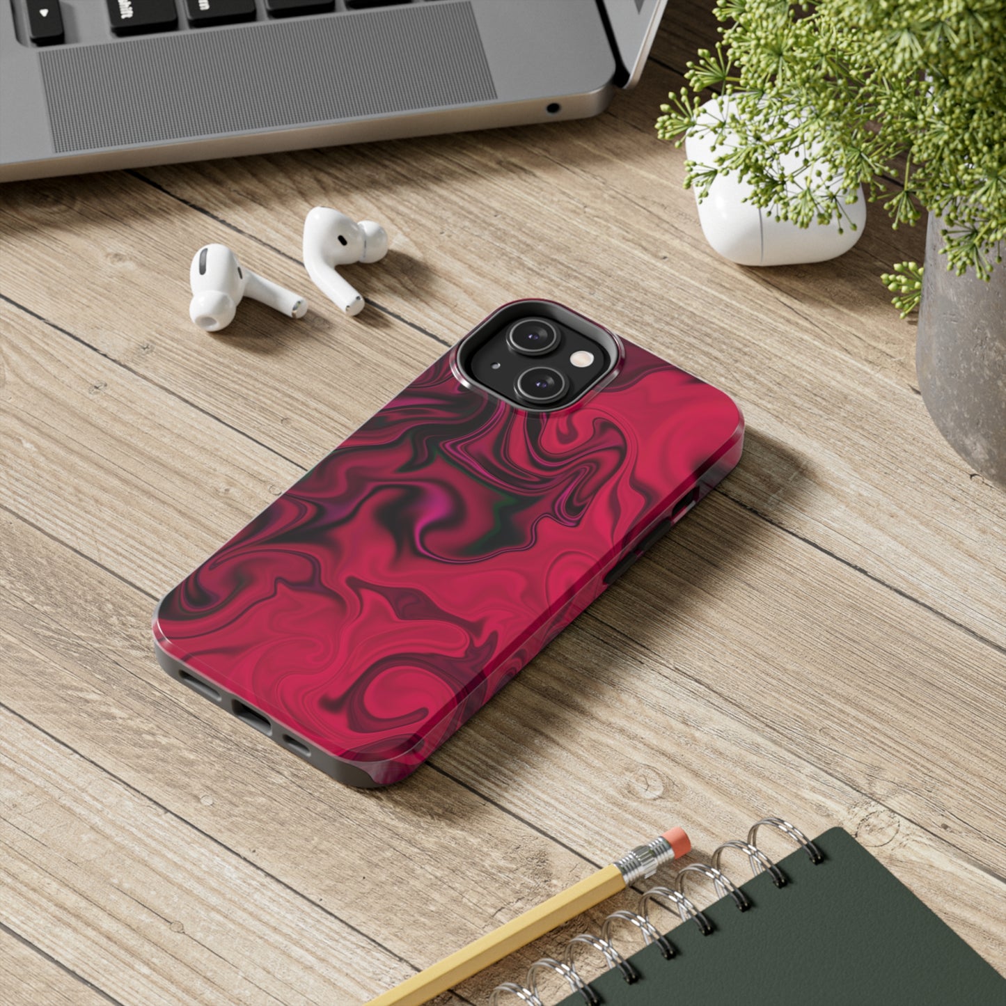 Vivid Whirls - iPhone Case