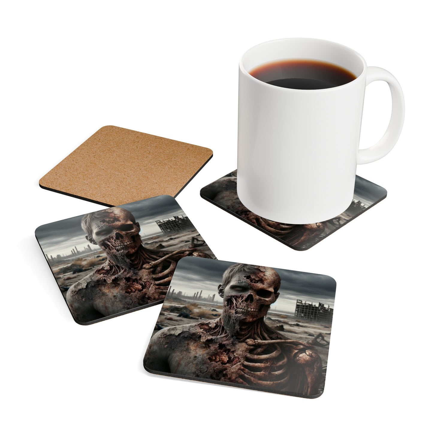 Desolate Vigil - Corkwood Coaster Set