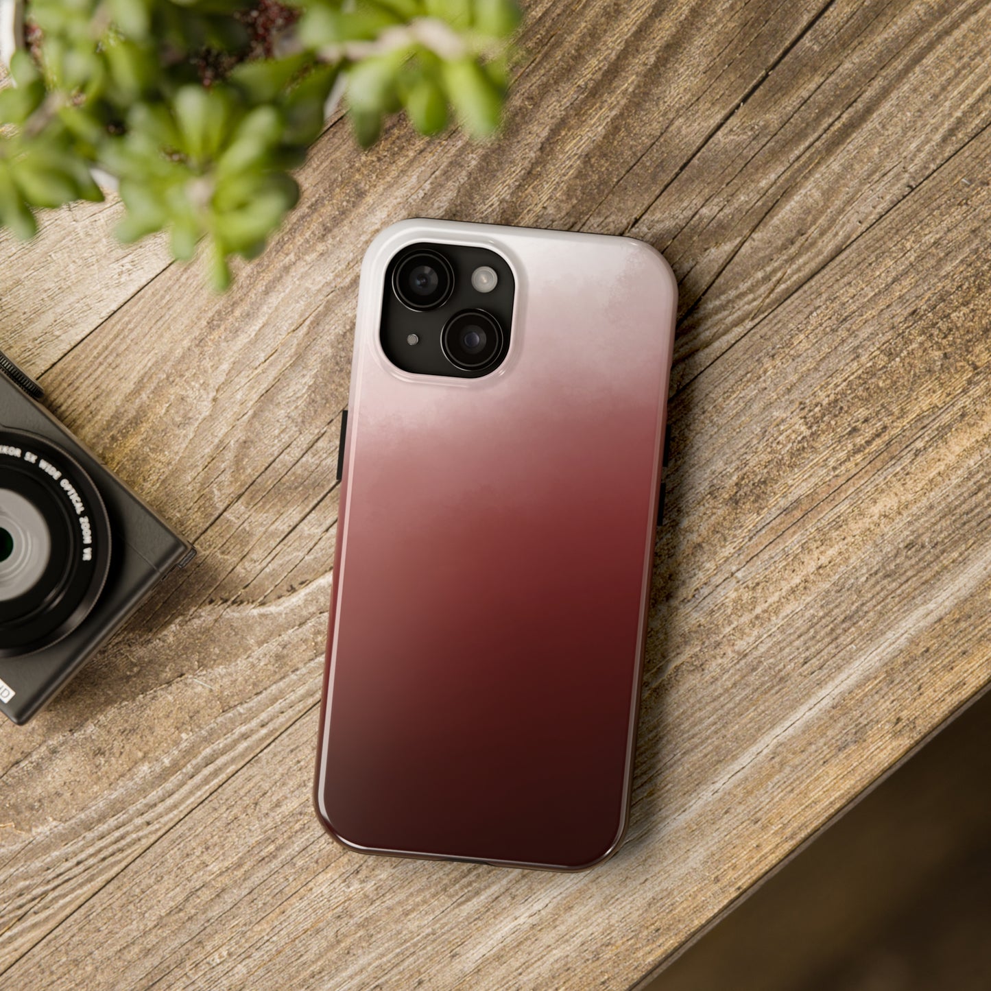 Crimson Fade - iPhone Case