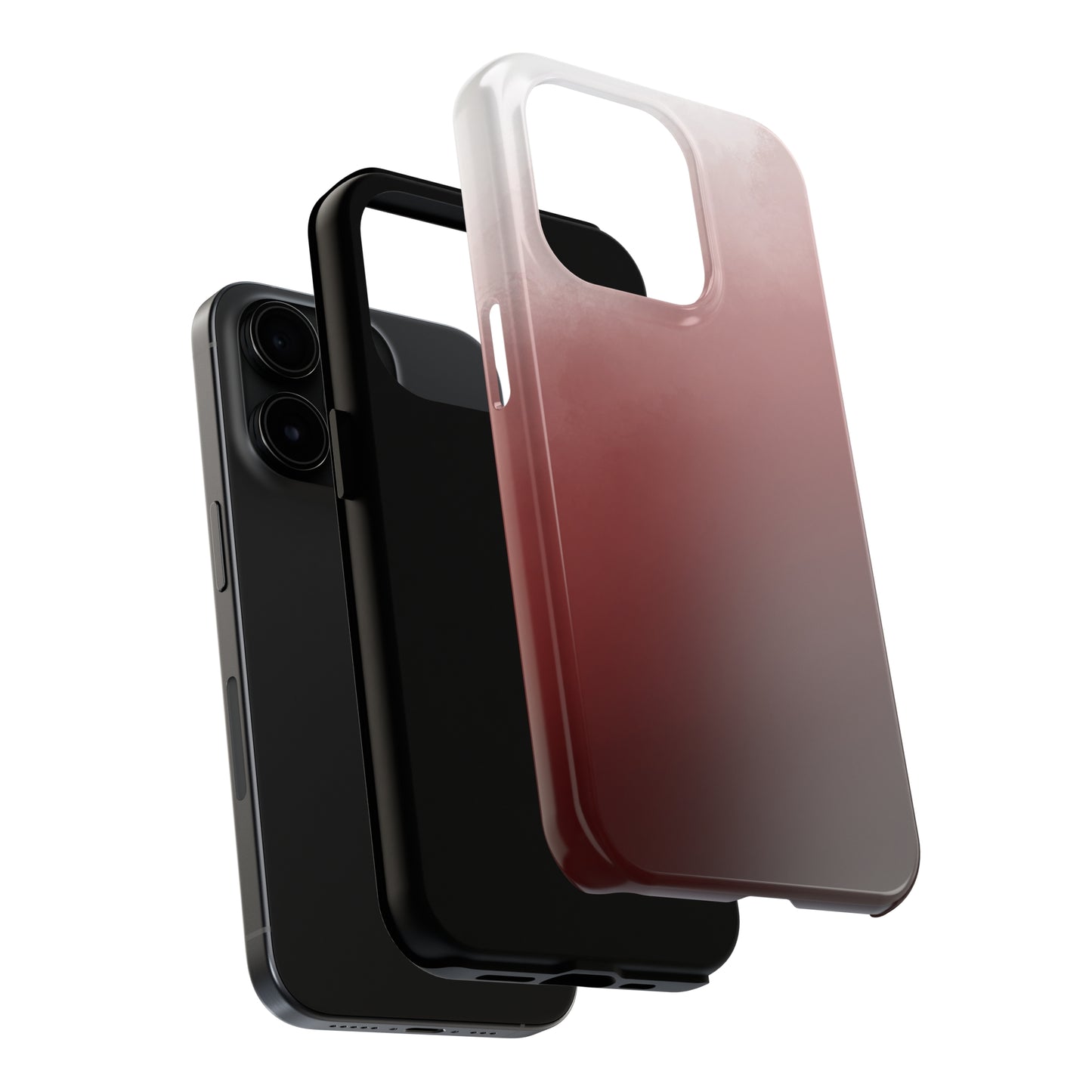 Crimson Fade - iPhone Case