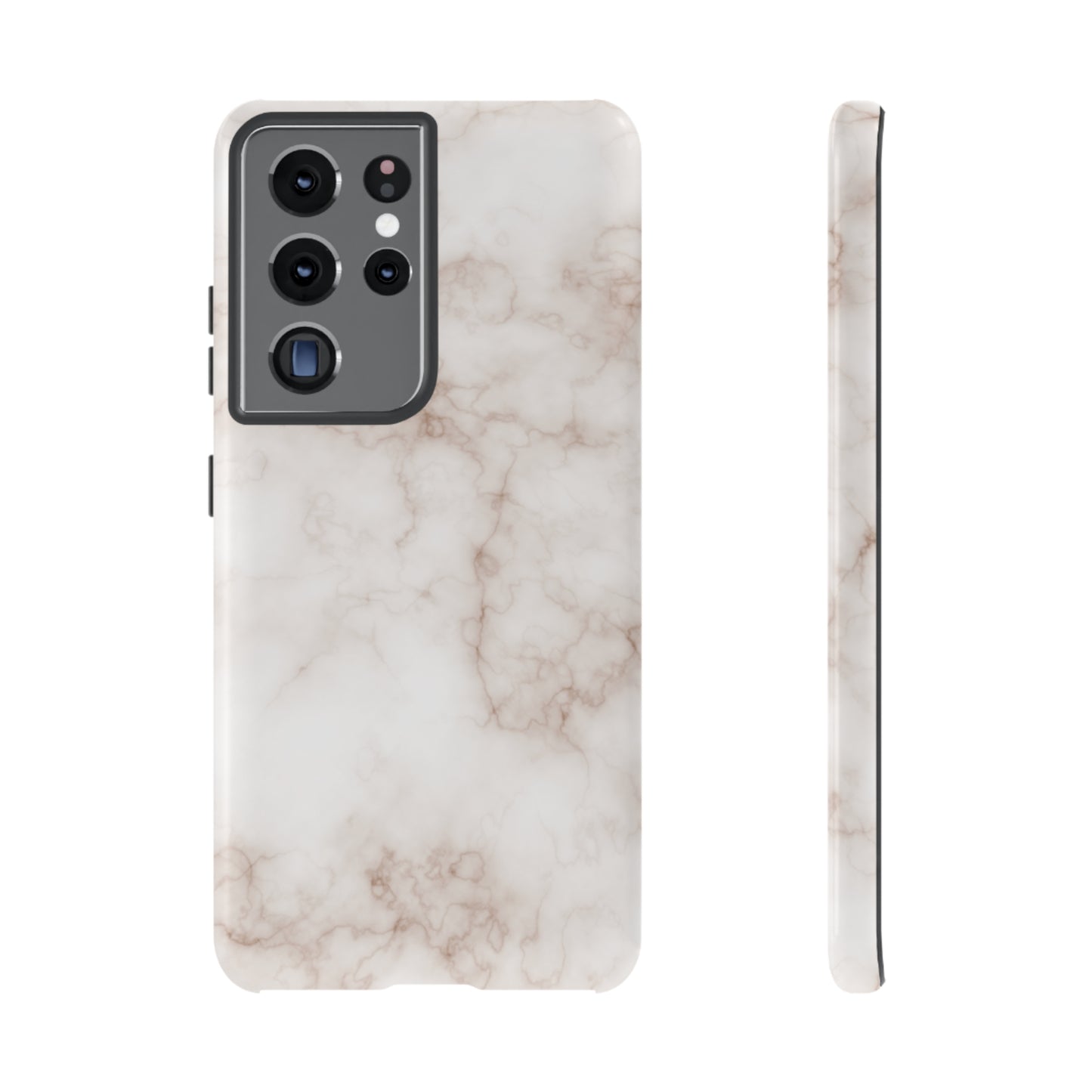 Elegant Alabaster Swirl - Cell Phone Case