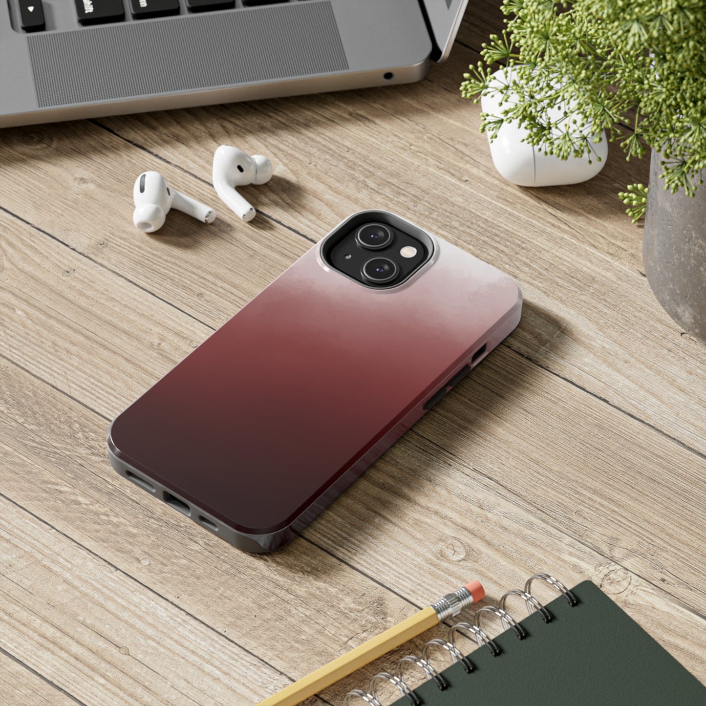 Crimson Fade - iPhone Case