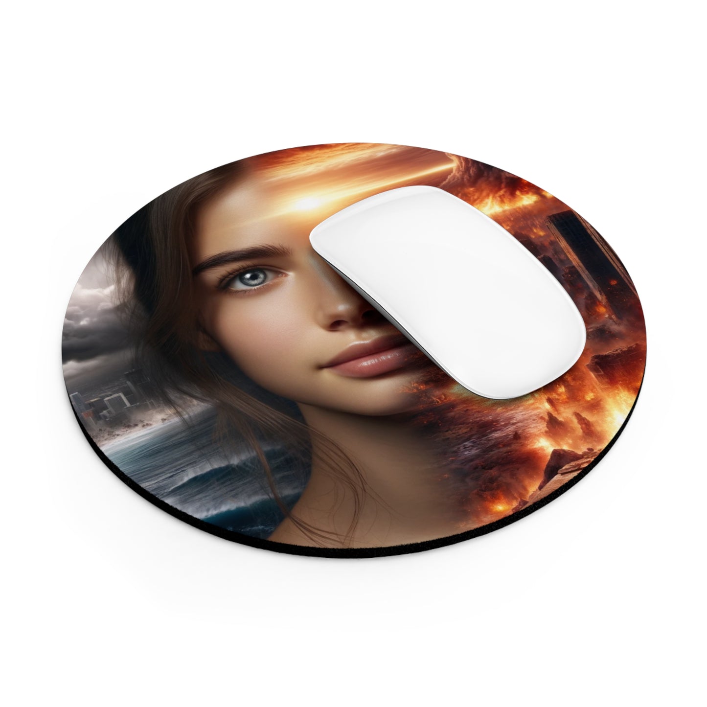 Eternal Gaze - Mouse Pad | Round
