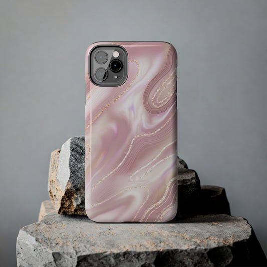 Blush Whirls - iPhone Case