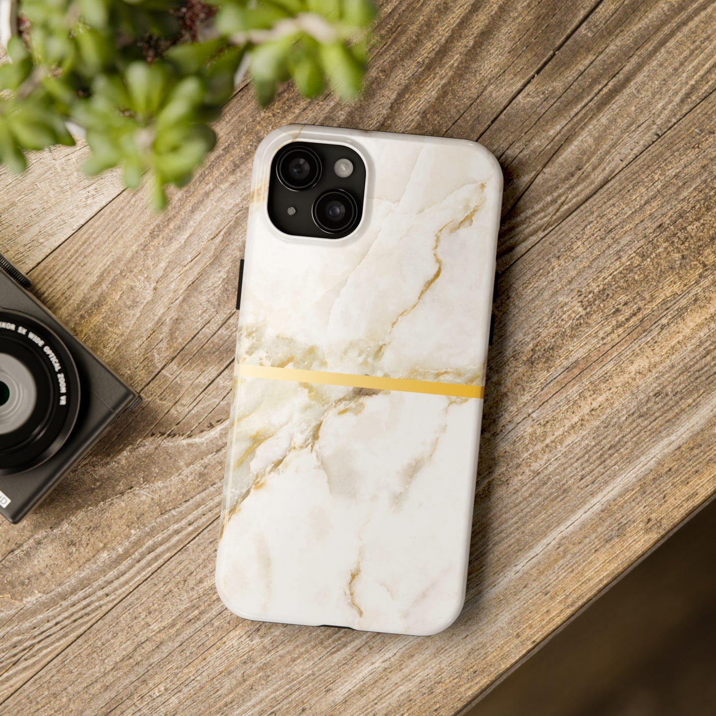 Golden Veins 2 - iPhone Case