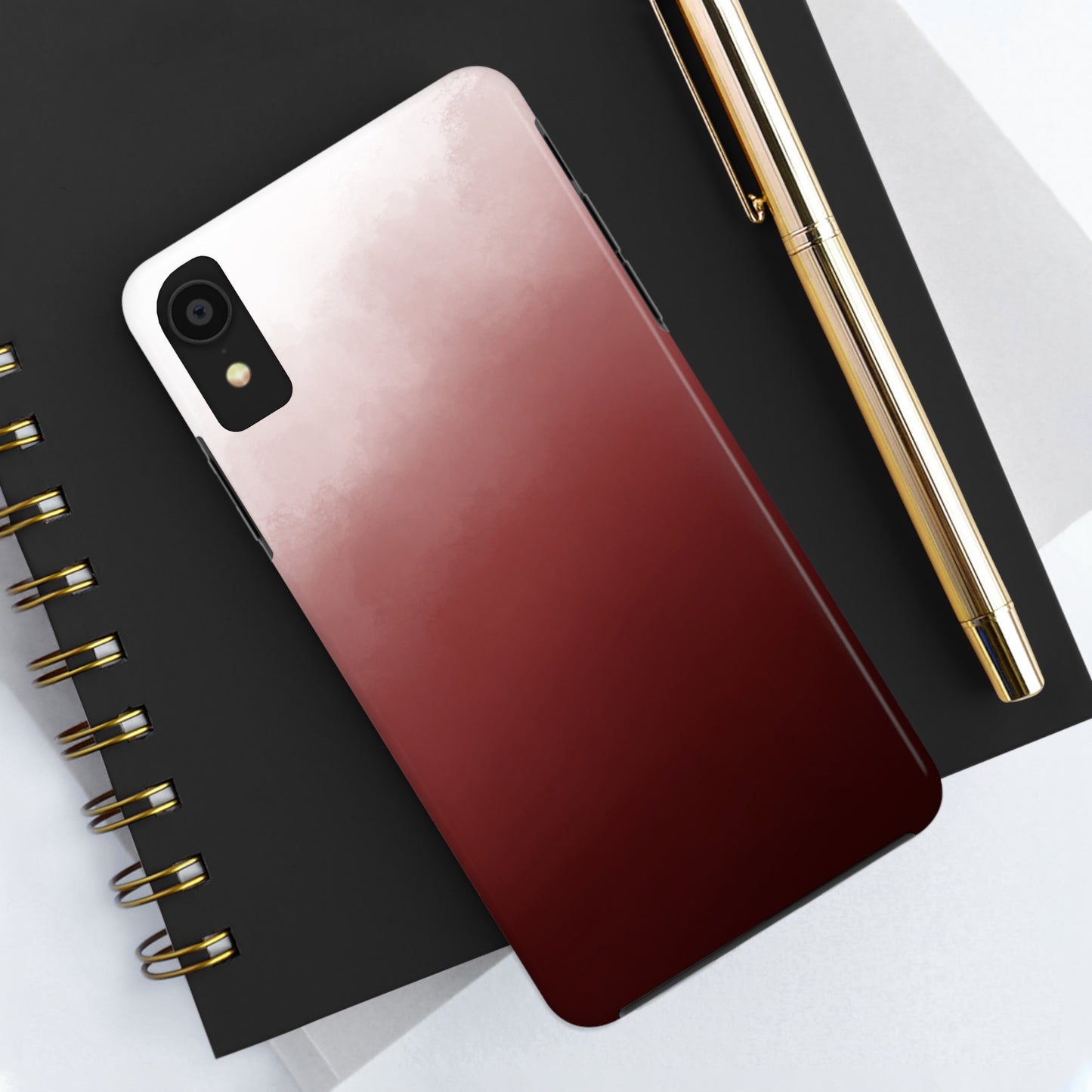 Crimson Fade - iPhone Case