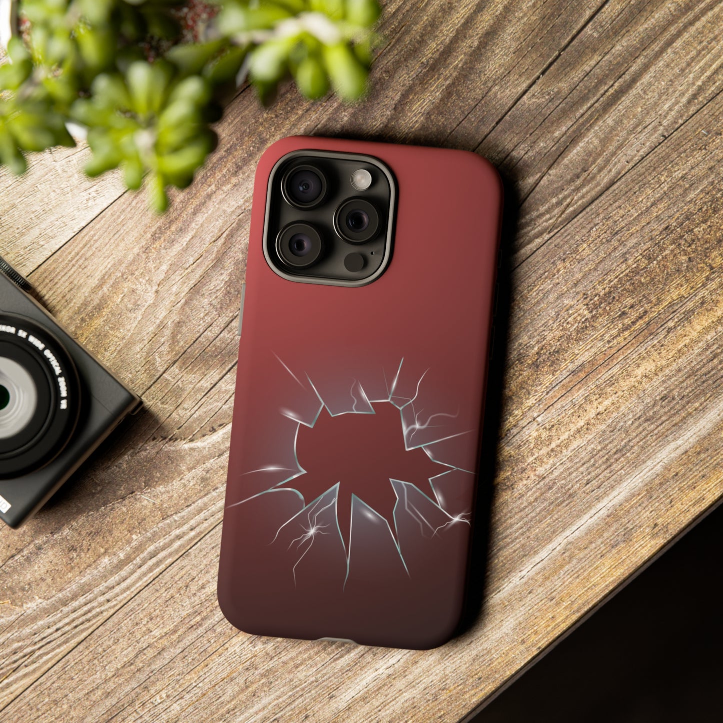 Cracked Illusion Phone Case - Cell Phone Case