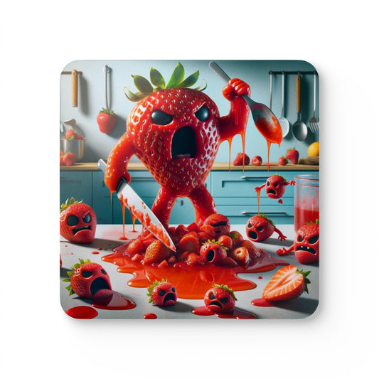 Berry Rebellion - Corkwood Coaster Set