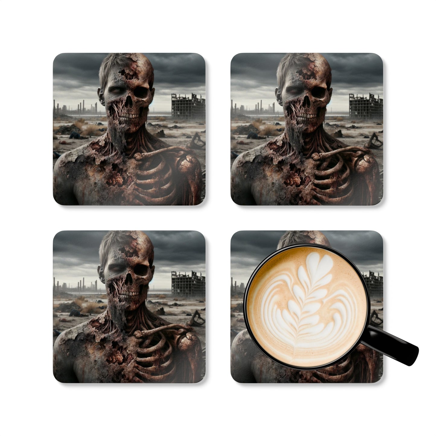 Desolate Vigil - Corkwood Coaster Set