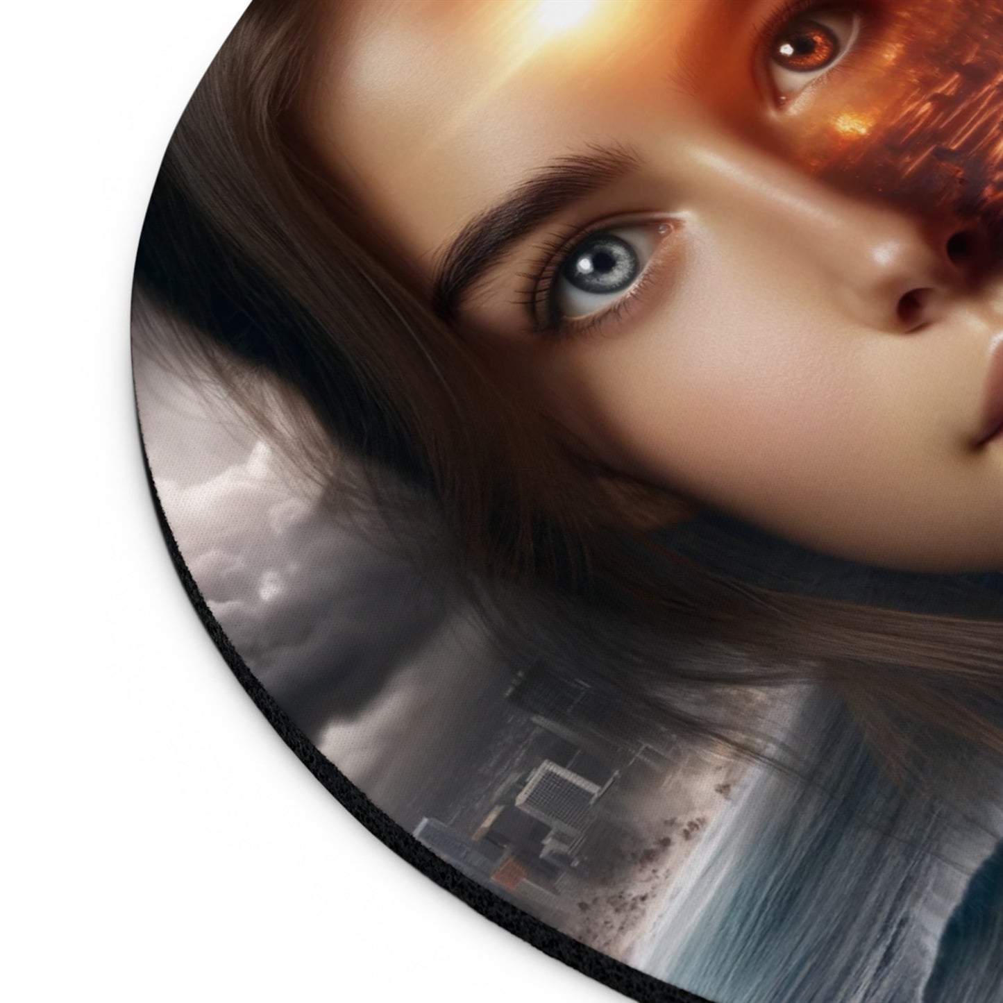 Eternal Gaze - Mouse Pad | Round