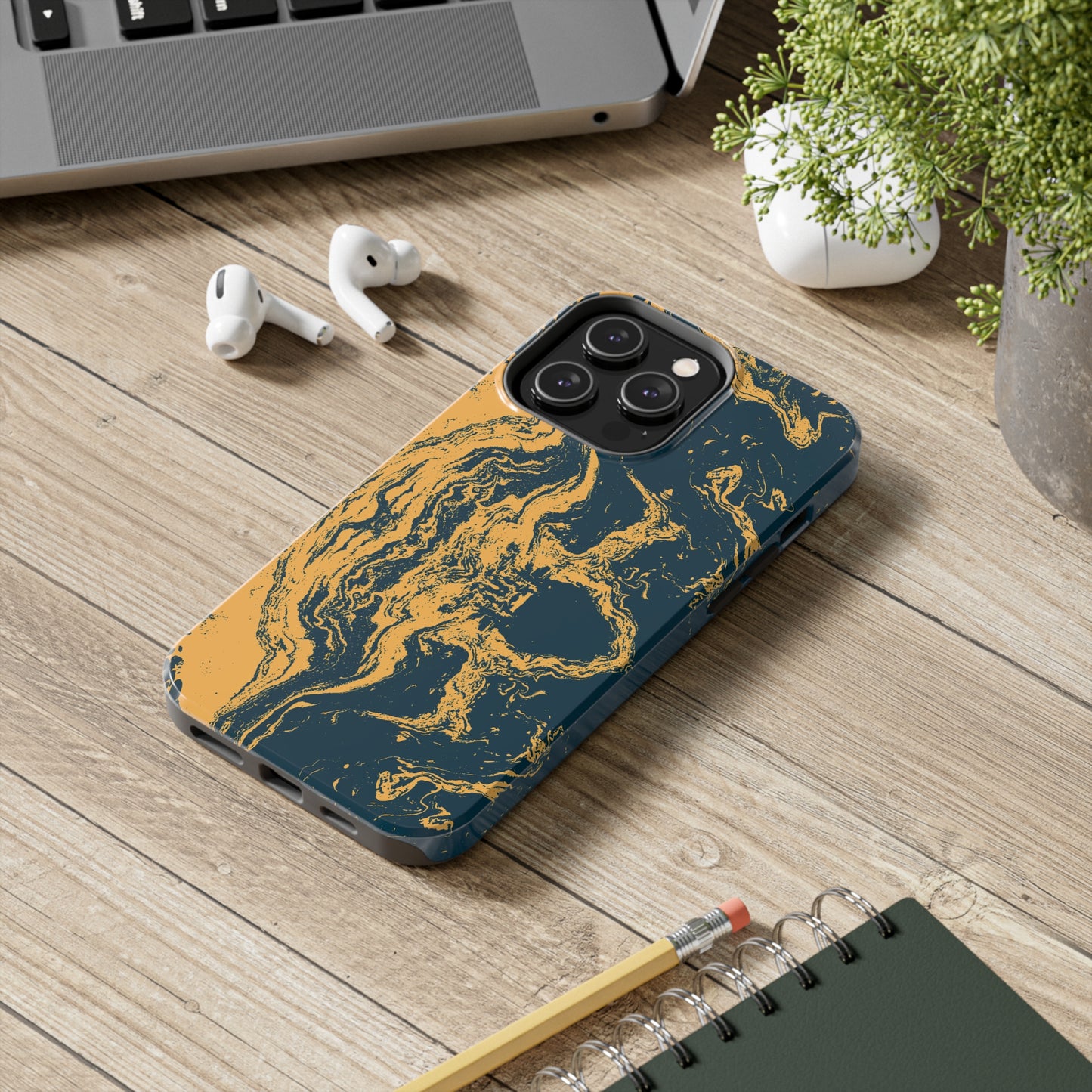 Oceanic Whirls - iPhone Case