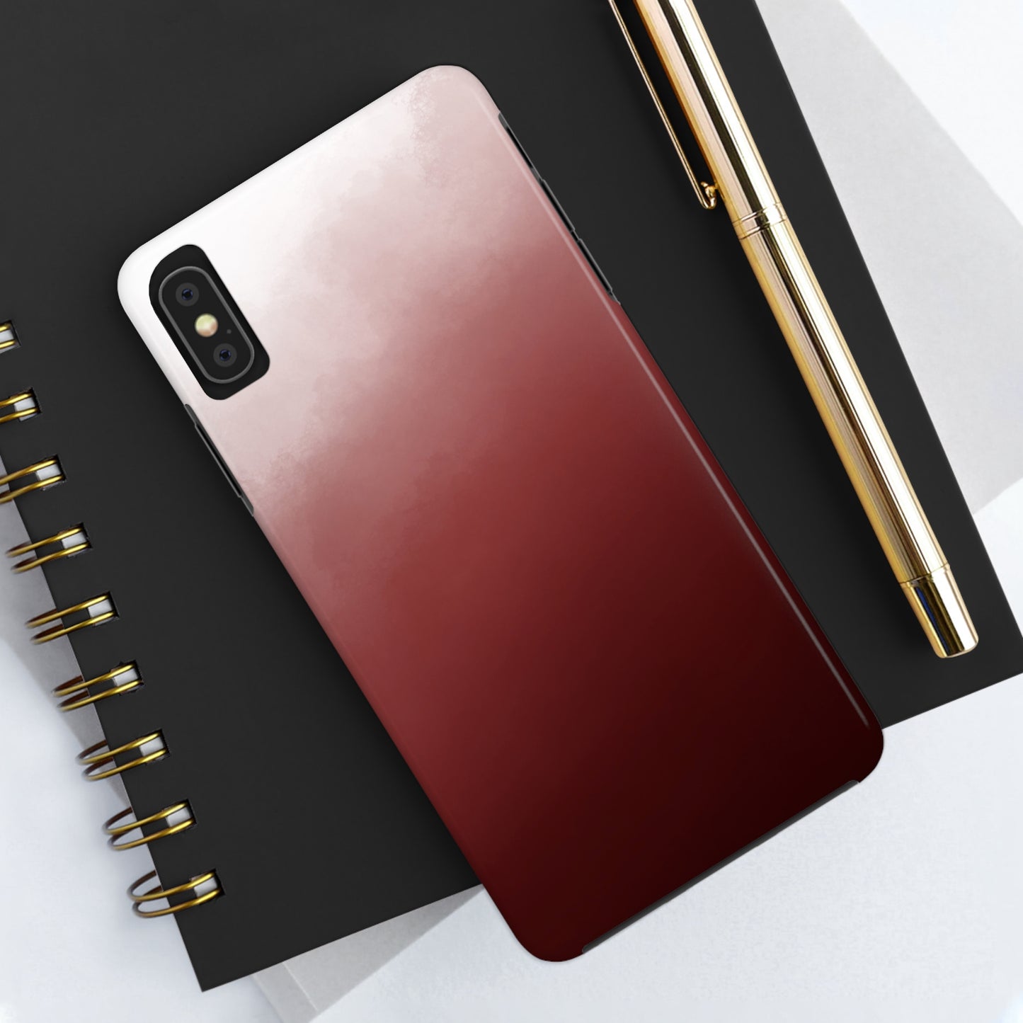 Crimson Fade - iPhone Case