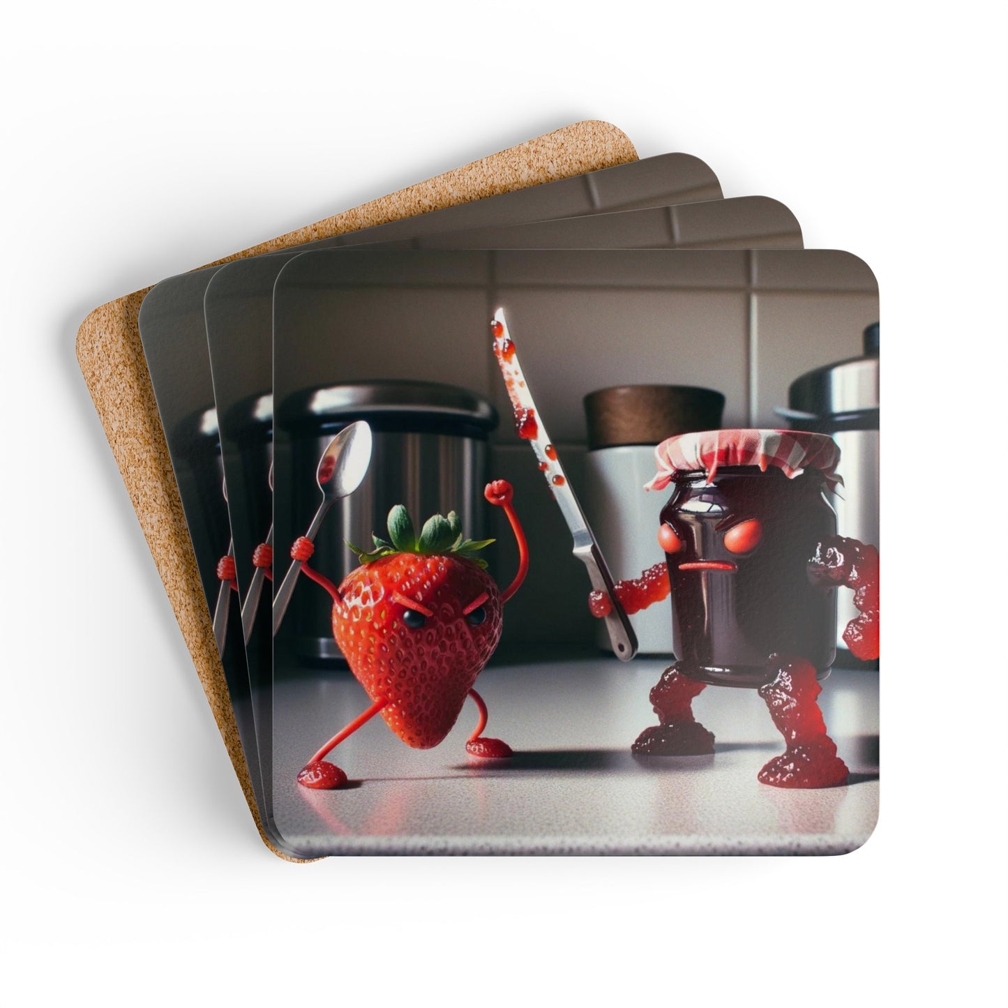 Preserve Rebellion - Corkwood Coaster Set