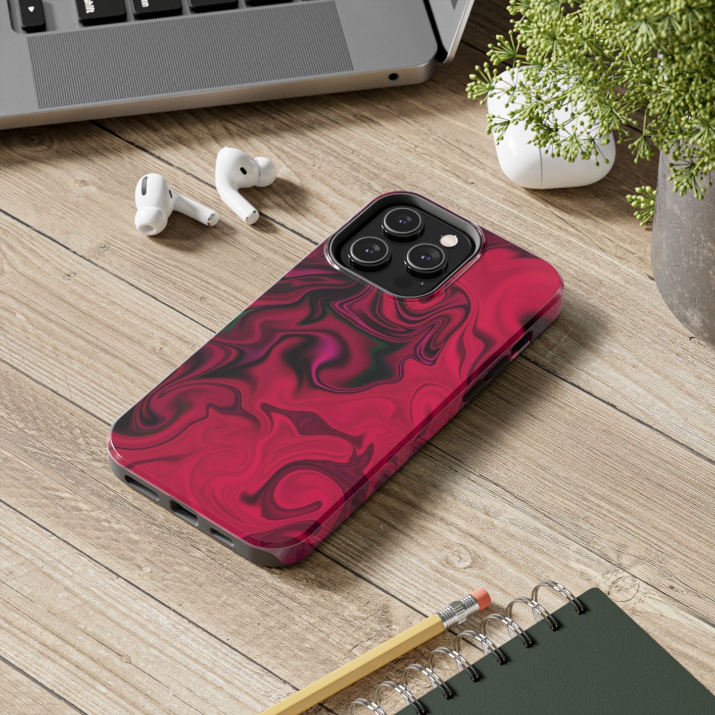 Vivid Whirls - iPhone Case