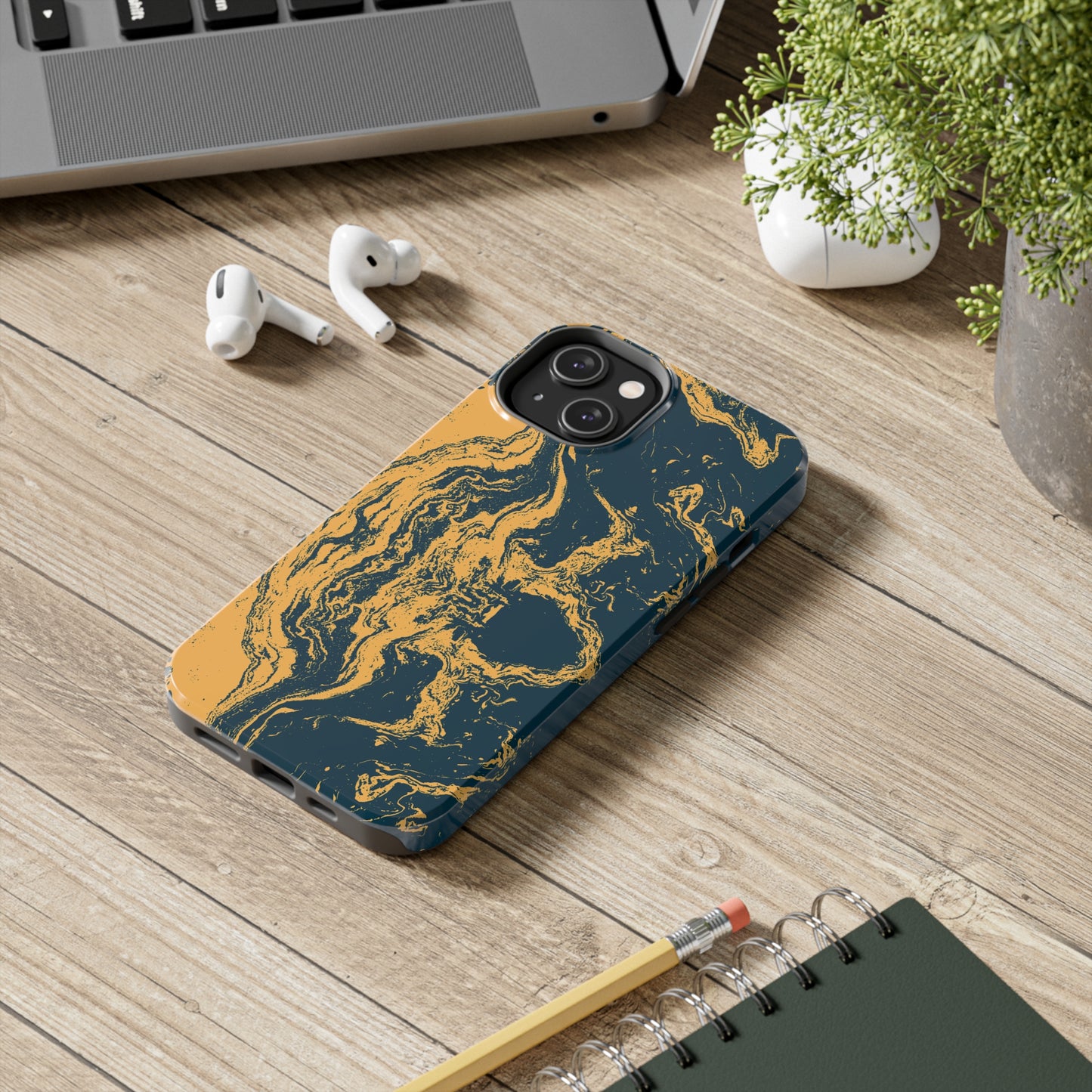 Oceanic Whirls - iPhone Case
