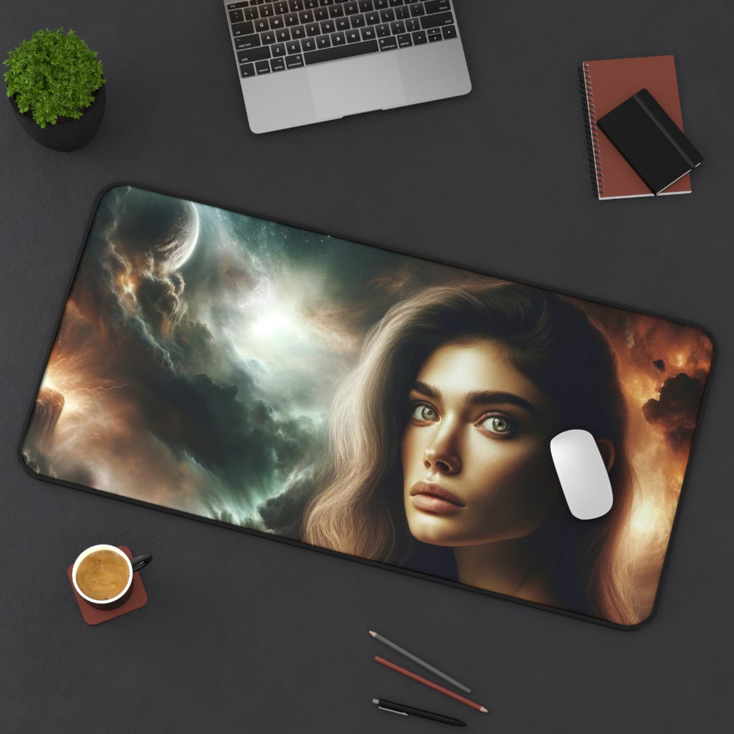 Cosmic Gaze - Desk Mat