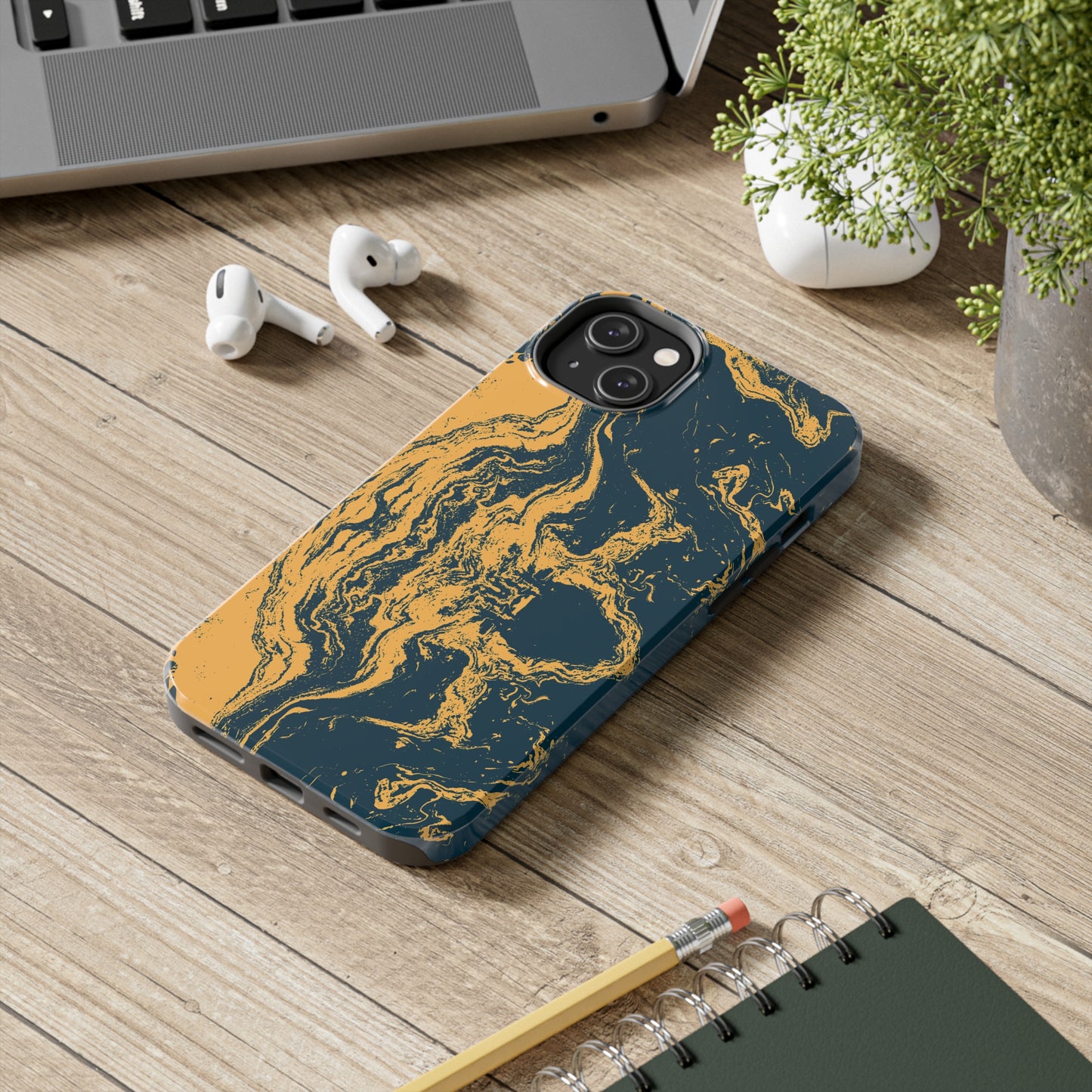 Oceanic Whirls - iPhone Case