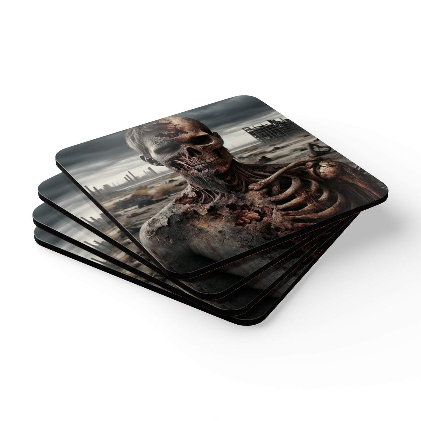 Desolate Vigil - Corkwood Coaster Set