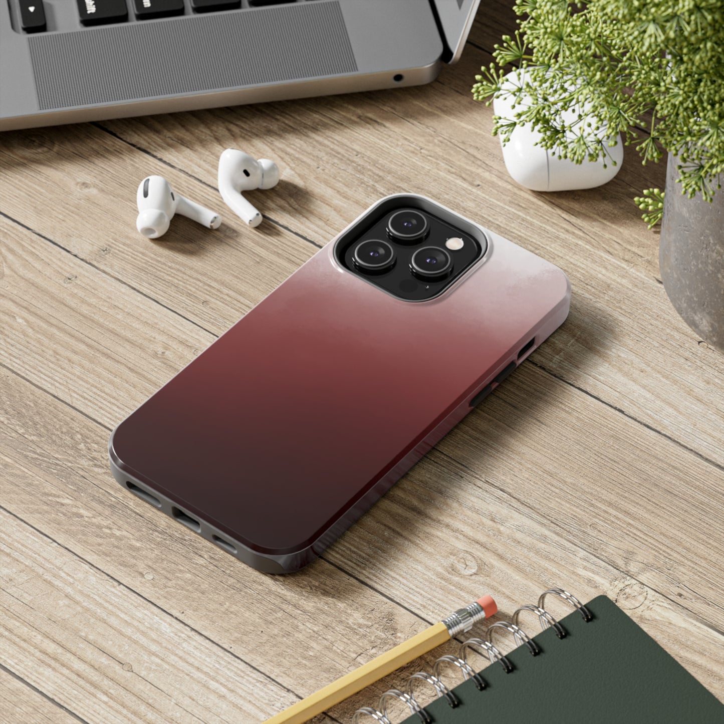 Crimson Fade - iPhone Case