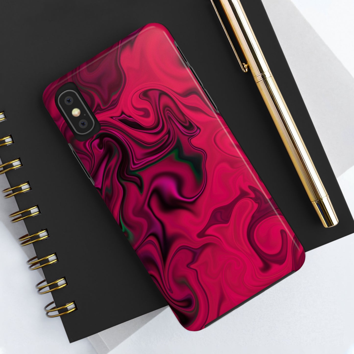 Vivid Whirls - iPhone Case