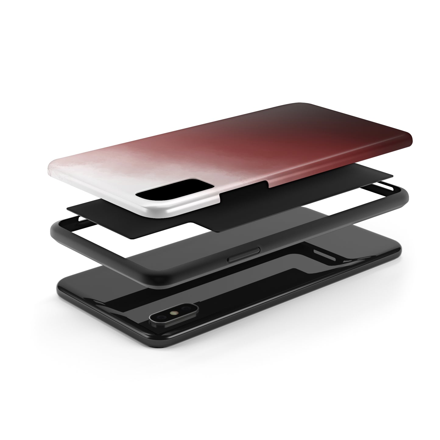 Crimson Fade - iPhone Case