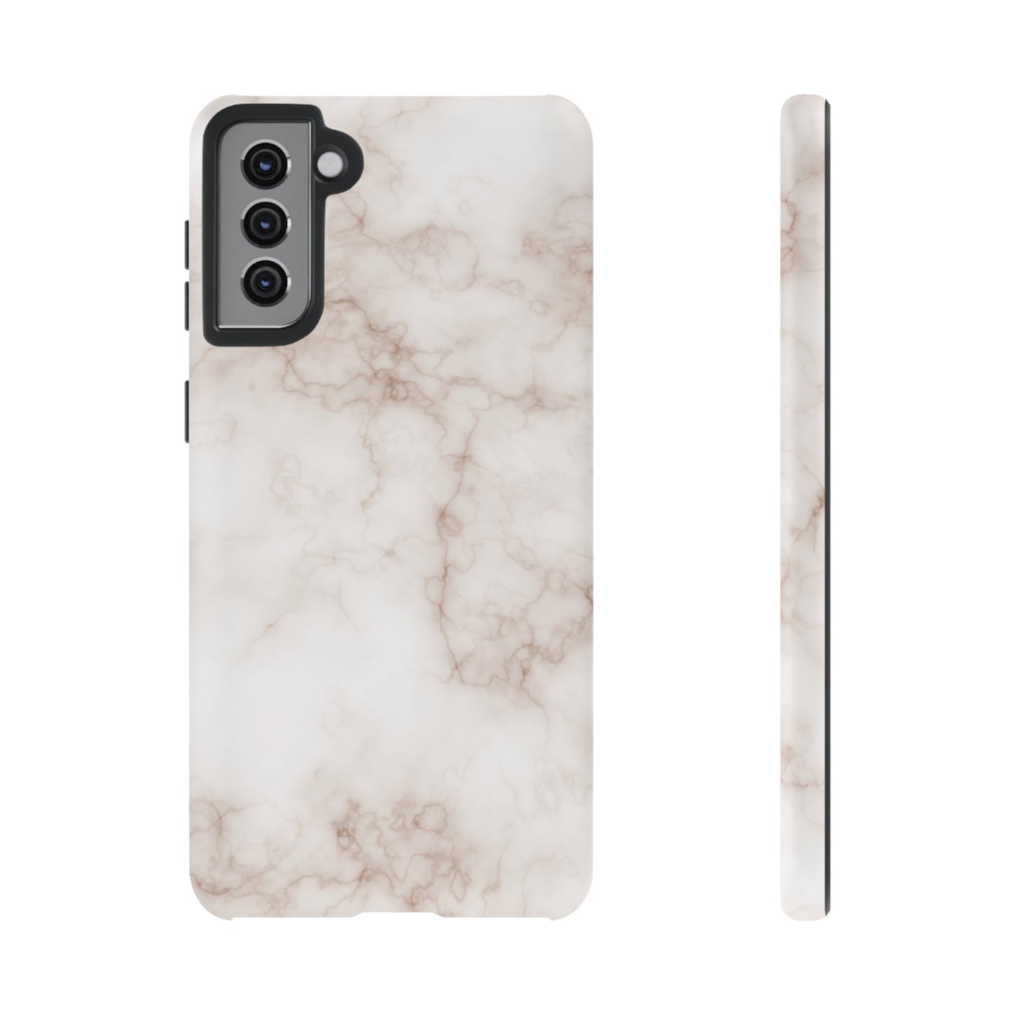 Elegant Alabaster Swirl - Cell Phone Case