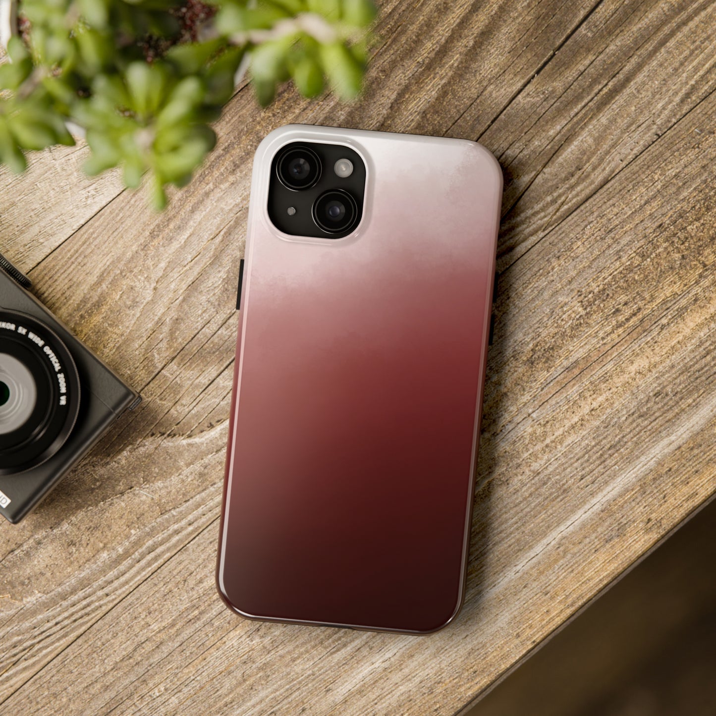 Crimson Fade - iPhone Case
