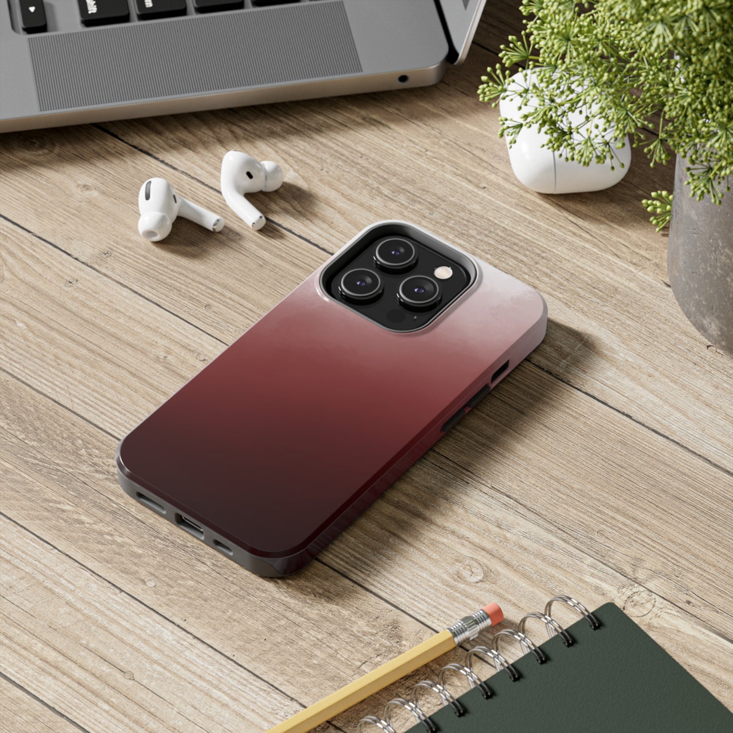 Crimson Fade - iPhone Case