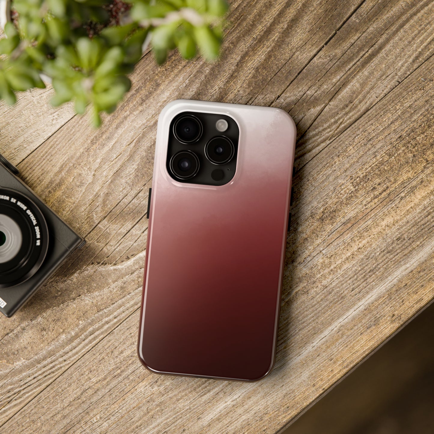 Crimson Fade - iPhone Case