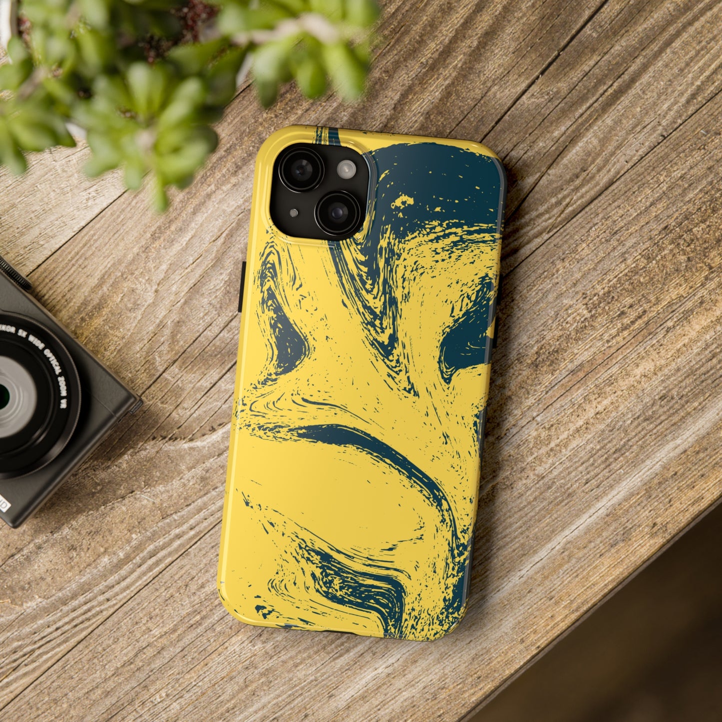Vivid Abstract Swirl - iPhone Case