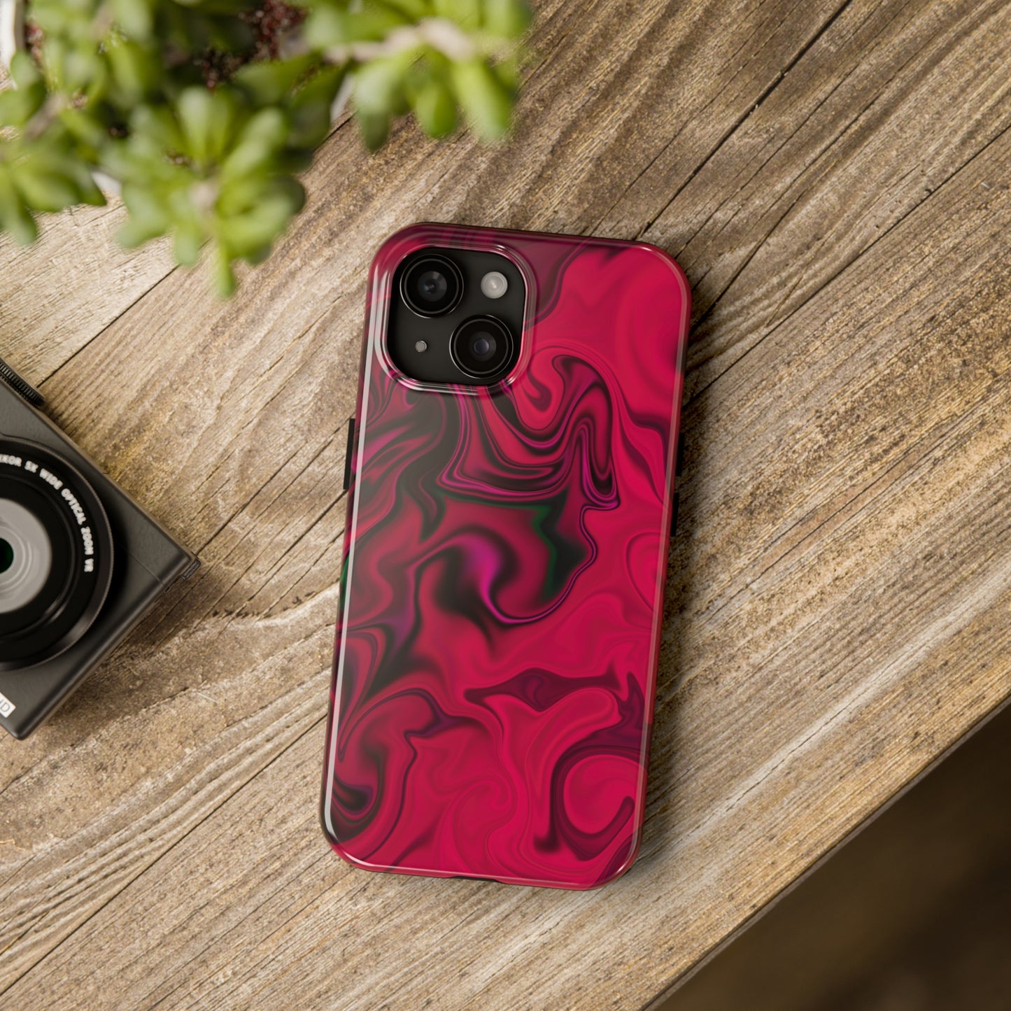 Vivid Whirls - iPhone Case