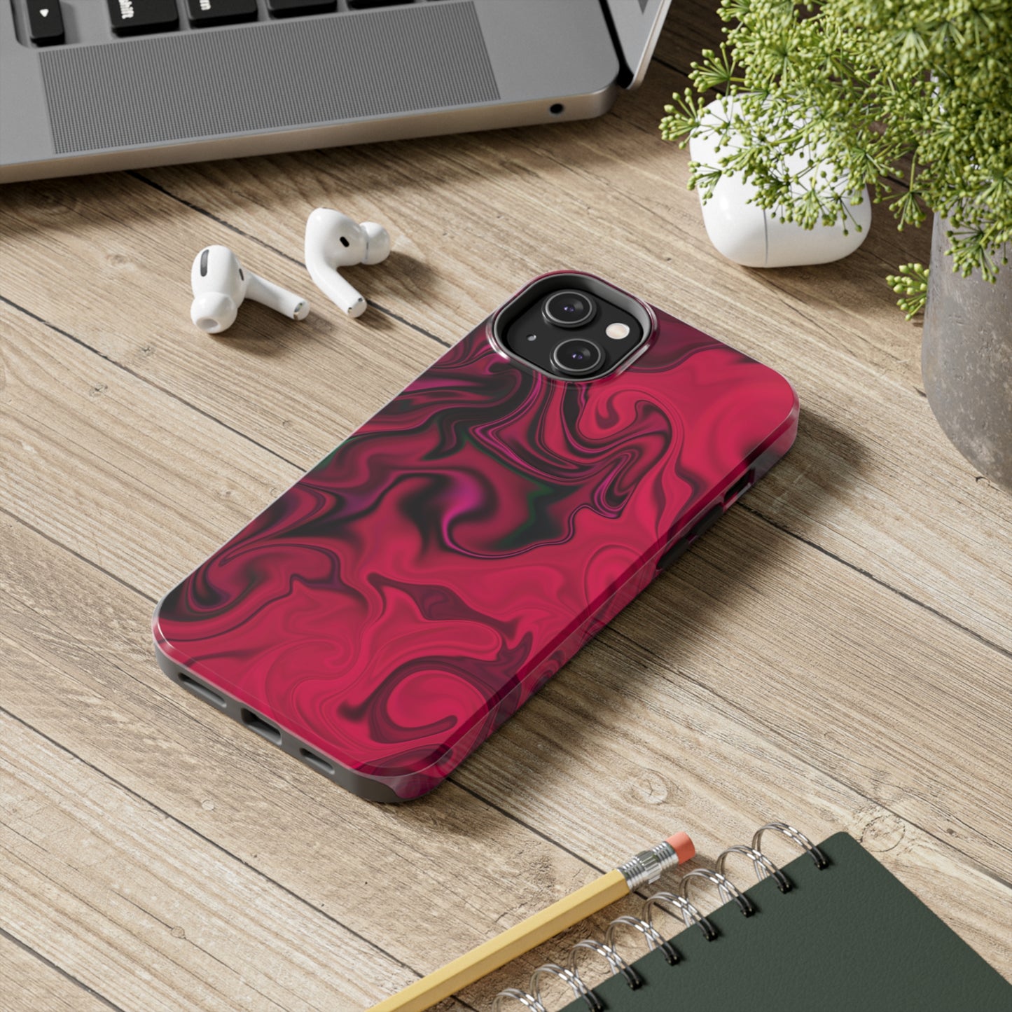 Vivid Whirls - iPhone Case