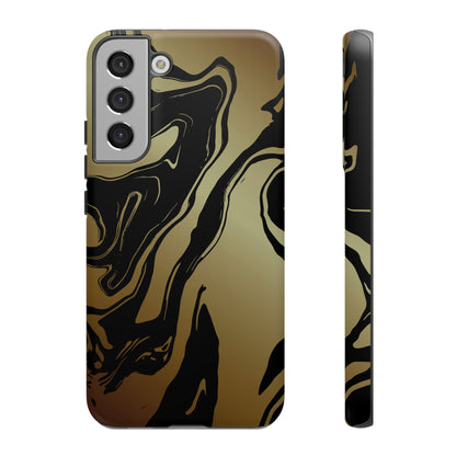 Golden Swirls - Cell Phone Case