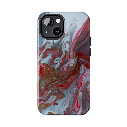 Crimson Flow - iPhone Case