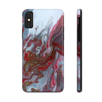 Crimson Flow - iPhone Case