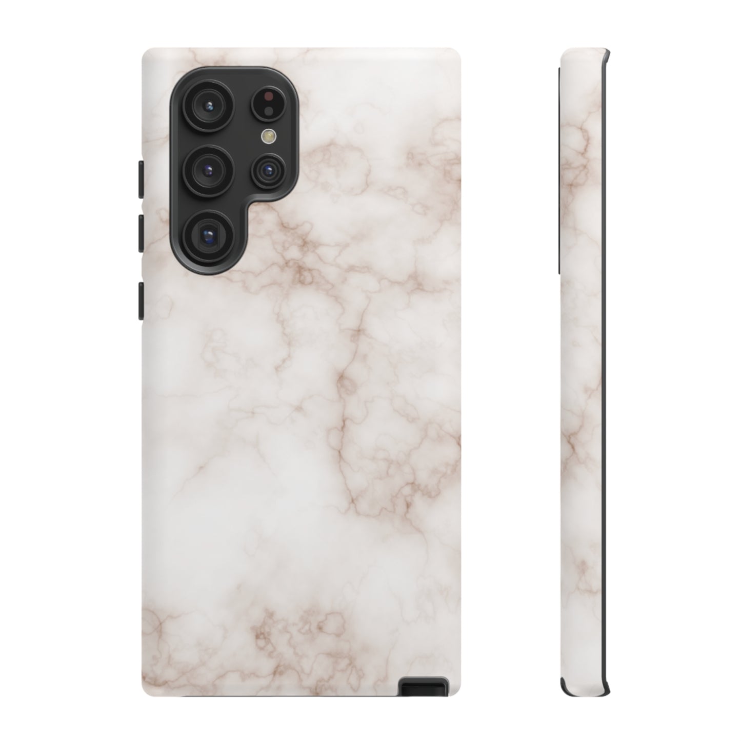 Elegant Alabaster Swirl - Cell Phone Case