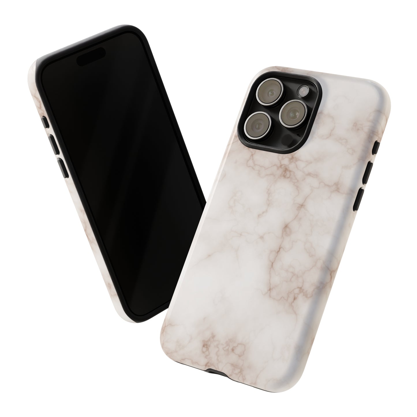 Elegant Alabaster Swirl - Cell Phone Case