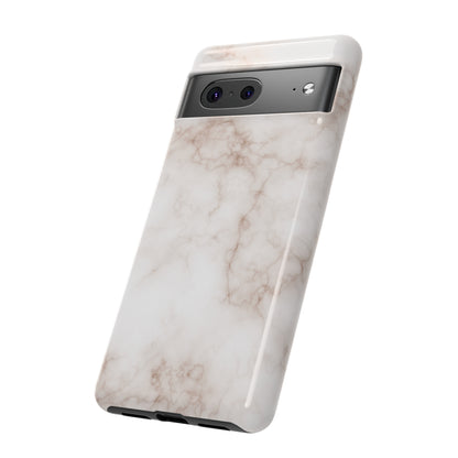 Elegant Alabaster Swirl - Cell Phone Case