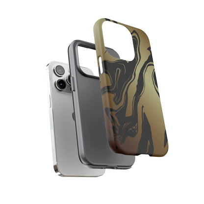 Golden Swirls - Cell Phone Case