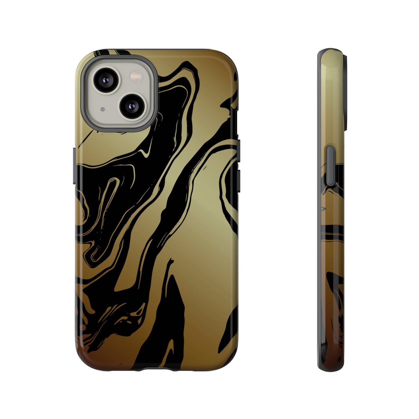 Golden Swirls - Cell Phone Case