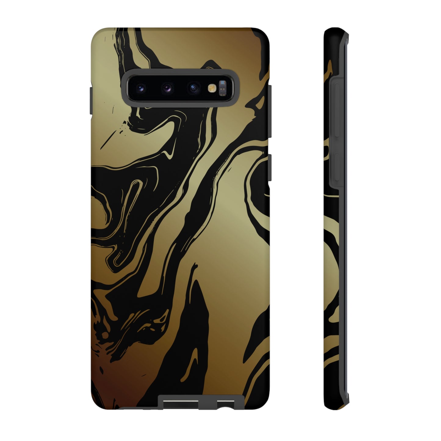 Golden Swirls - Cell Phone Case