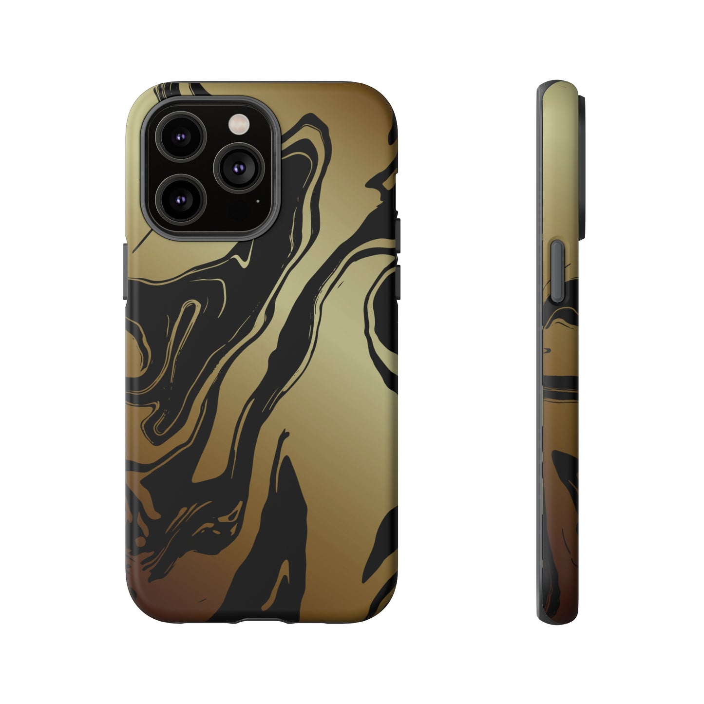 Golden Swirls - Cell Phone Case