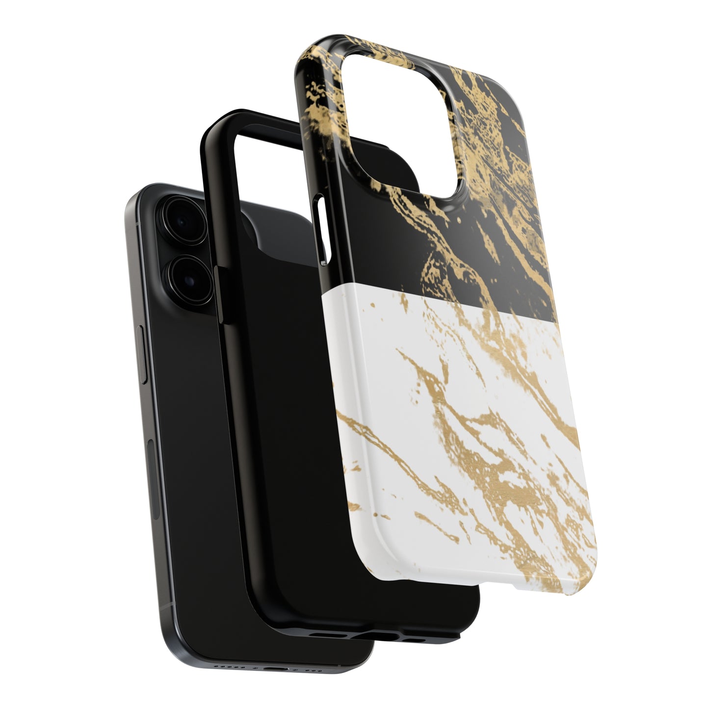 Day Meets Night Gold Rush - iPhone Case