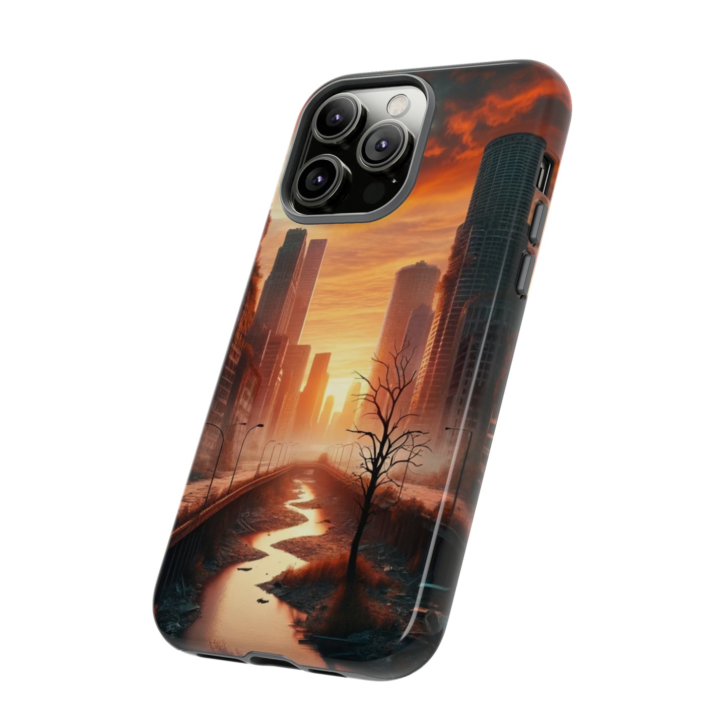 Dawn of the Urban Oasis - Cell Phone Case