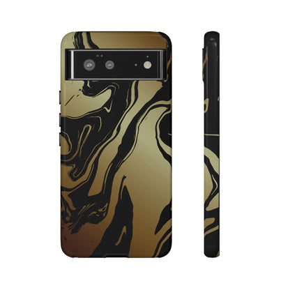 Golden Swirls - Cell Phone Case