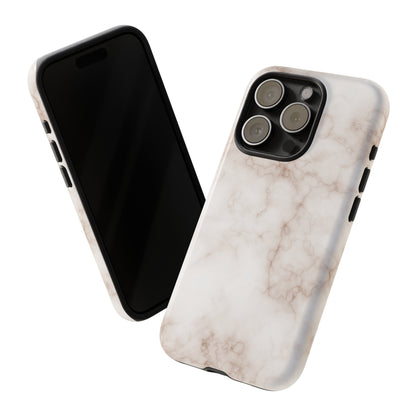 Elegant Alabaster Swirl - Cell Phone Case