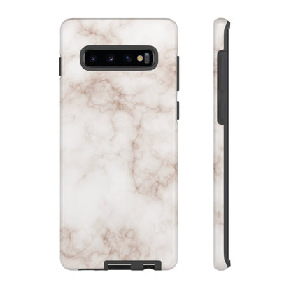 Elegant Alabaster Swirl - Cell Phone Case